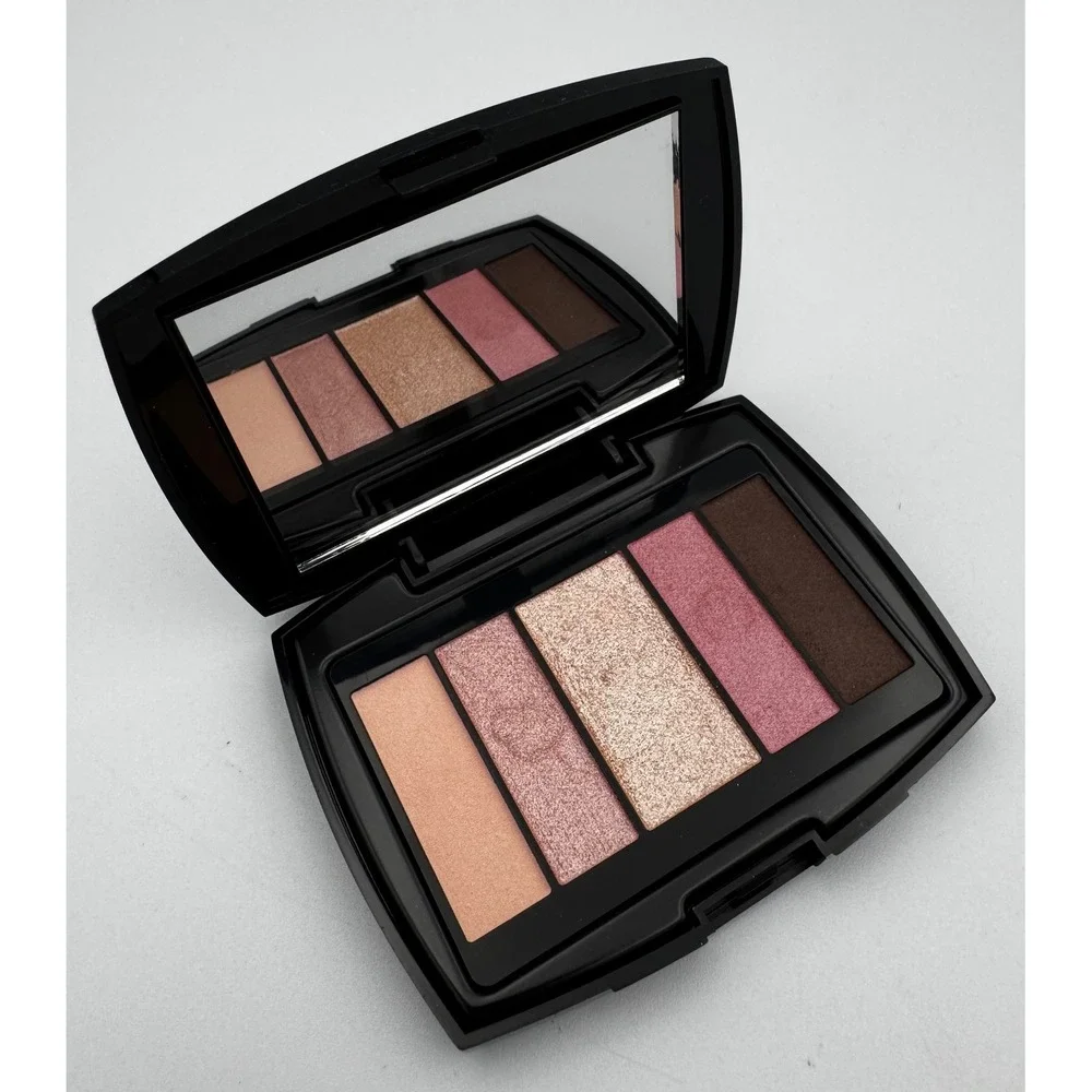 Rare Lancome Loves Women WARM Color Design Eyeshadow Palette 5 Pan Mini New Vtg